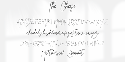 The Cheese Font Poster 6