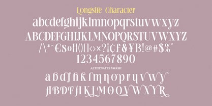 Longsile Font Poster 9