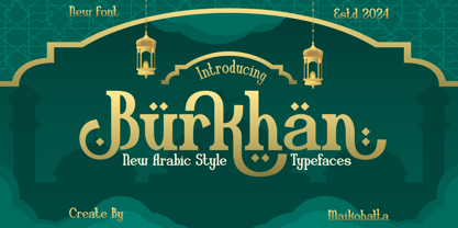 Burkhan Font Poster 1