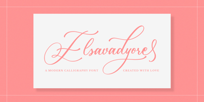 Elsavadyore Font Poster 1