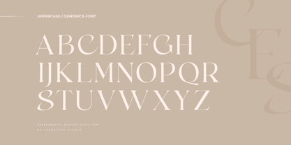 Gemonica Font Poster 13