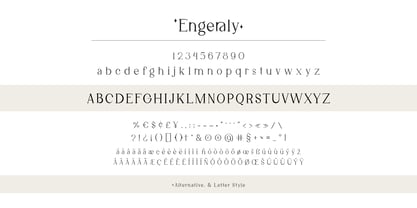 Engeraly Font Poster 11