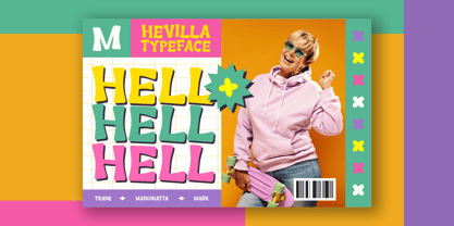 Hevilla Font Poster 7