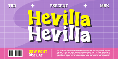 Hevilla Font Poster 1