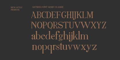 Arthur Serif Font Poster 9
