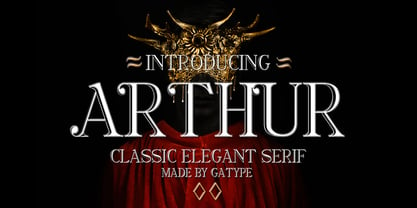Arthur Serif Font Poster 1