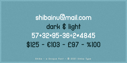 Shiba Font Poster 9