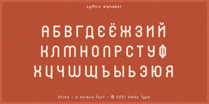 Shiba Font Poster 7