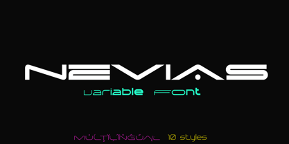 Nevias Font Poster 1