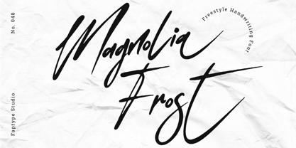 Magnolia Frost Font Poster 1