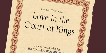 Velaria Crest Font Poster 14