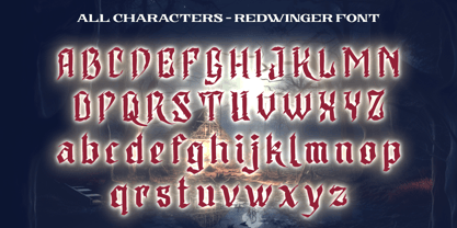 Redwinger Font Poster 9