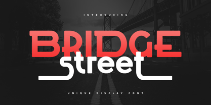 Bridge Street Font Poster 1