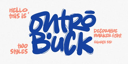 Ontro Buck Font Poster 1