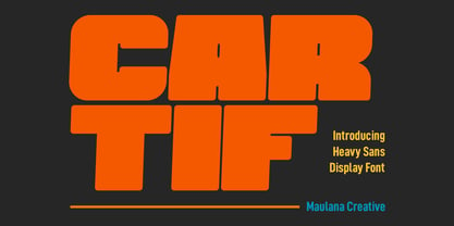 MC Cartif Font Font Poster 1