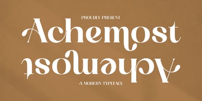 Achemost Font Poster 1
