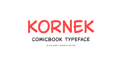 Kornek Font Poster 1