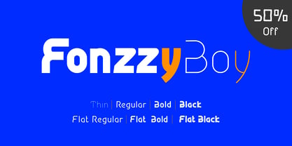 FonzzyBoy Font Poster 1