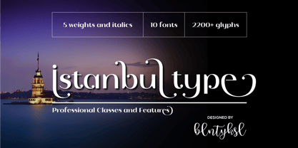 Istanbul Type Font Poster 1
