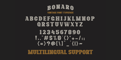Bonaro Font Poster 6