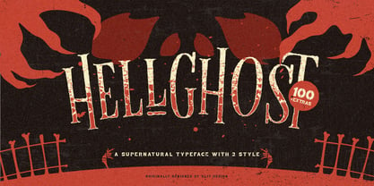 Hellghost Font Poster 1