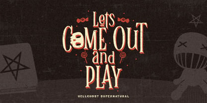 Hellghost Font Poster 8