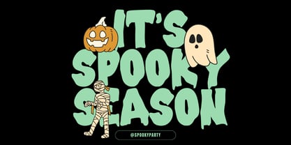 Creepy Spooky Font Poster 5