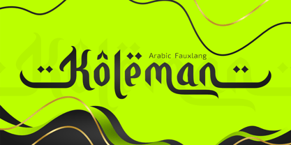 Koleman Font Poster 1