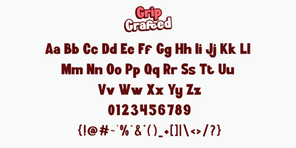 Grip Grafted Font Poster 7