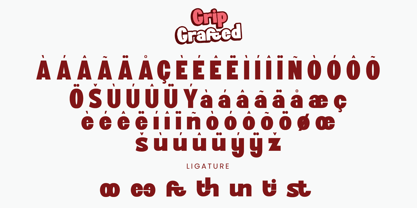 Grip Grafted Font Poster 8