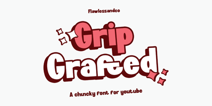 Grip Grafted Font Poster 1