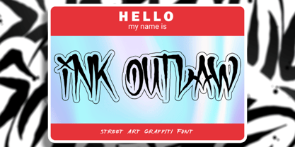 Ink Outlaw Font Poster 1