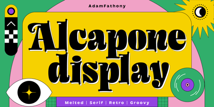 Alcapone Font Poster 1