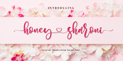 Honey Sharoni Font Poster 1