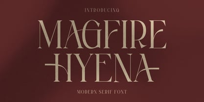 Magfire Hyena Fuente Póster 1