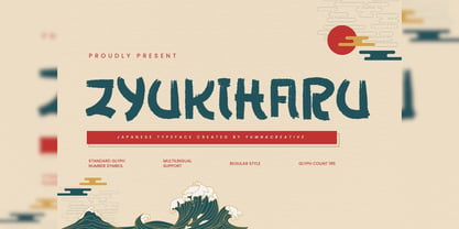 Zyukiharu Font Poster 1