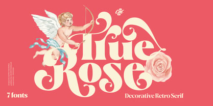 True Rose Font Poster 1