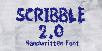 Scribble 2.0 Font Poster 1