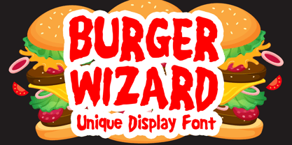 Burger Wizard Font Poster 1