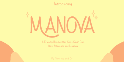 Manova Font Poster 1