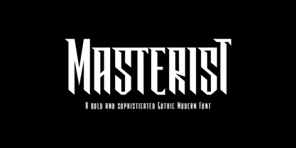 Masterist Font Poster 1