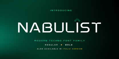 Nabulist Font Poster 1