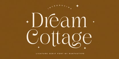 Dream Cottage Font Poster 1