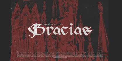 Archdale Blackletter Fuente Póster 8