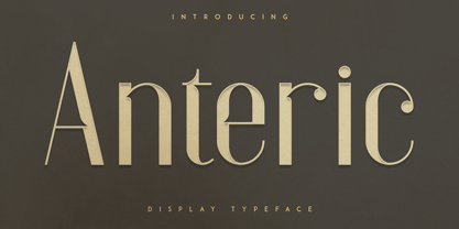 Anteric Font Poster 1
