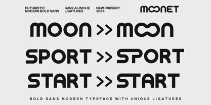 Moonet Font Poster 6