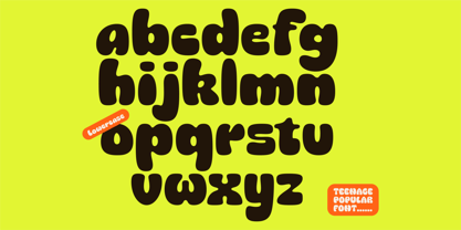 Teenage Popular Font Poster 9