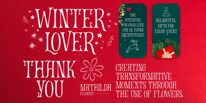 Winter Lover Font Poster 10