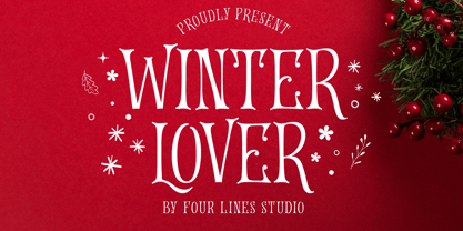 Winter Lover Font Poster 1