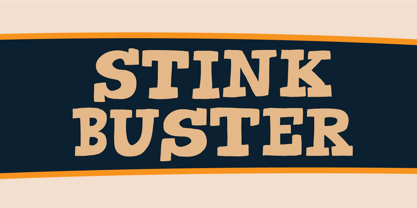 Stink Buster Font Poster 1